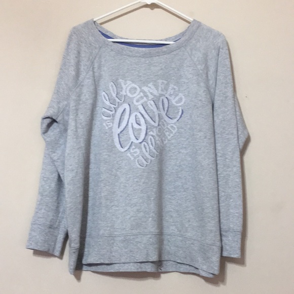 Sonoma Tops - Sonoma swoop neck sweatshirt